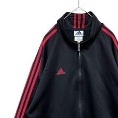 【ビッグサイズ‼️】90s adidasトラックジャケット 2XL相当 黒 古着