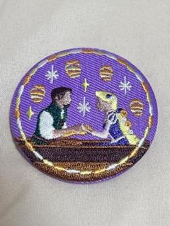 ディズニー 刺繍缶バッジ ラプンツェル
