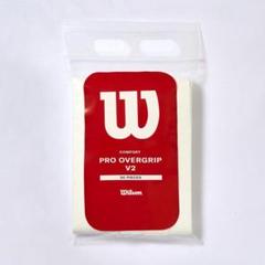 【新品】Wilson　ウィルソン プロオーバーグリップ　V2　ホワイト　30本入