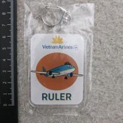 ベトナム航空 A321 タグ キーホルダー 金/白ツートン Planetags Vietnam Airlines Airbus A321-200 - PLANETAGS TAIL #VN-A347