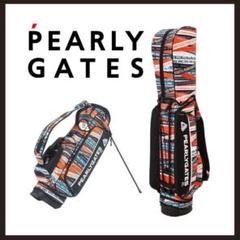 ○★新品 未使用 PEARLY GATES ロゴリボン柄スタンドキャディバッグ ○☆新品 未使用 PEARLY GATES ロゴリボン柄スタンドキャディ