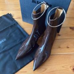 jil sander ジルサンダー アンクルチェーン ブーツ 37【ほぼ新品 割30% jil 37【ほぼ新品】 ブーツ アンクルチェーン ジルサンダー sander ブーツ