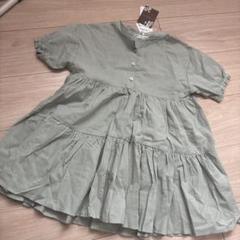 しまむら　てらさんコラボ　キッズティアードチュニック130