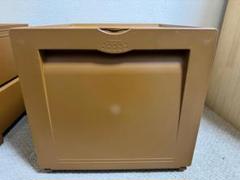 最新最全の スーパーチェスト タッパーウェア ミニ 中古品 2段 セピア 衣装ケース・衣類収納ケース