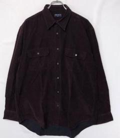 オールド UNIQLOワーク アメカジ メンズ 古着 胸ポケ起毛 長袖シャツ