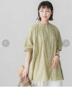 かぐれ　カットジャガードスクエアブラウスのサムネイル