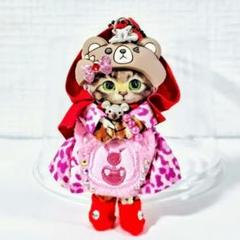 ゆ*ら様 コヤンイサムチョン♡テディ！オッドアイにゃんの着ぐるみスマホショルダー ひ*‪様 コヤンイサムチョン♡オッドアイにゃんふわふわテディの‬
