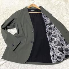 美品✨NUMBER (N)INE テーラード 音符 カーキ ストレッチ 綿