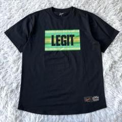 美品 レジット Tシャツ ビッグロゴ ブラック M メンズ バスケ 半袖