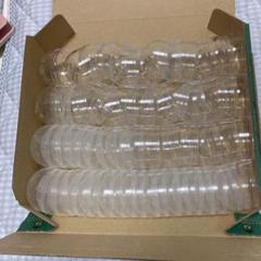 50mm 空カプセル透明(ふたは乳白) 20個+予備
