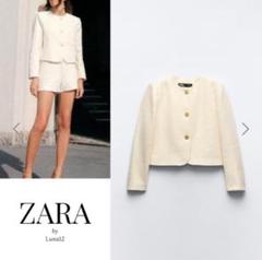 2025年最新】zara テクスチャー ラウンドネック ブレザーの人気