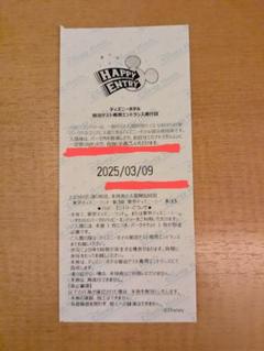 モンマサトコ　　ディズニー ハッピーエントリー 11/22 1枚 公式】ディズニーホテル宿泊者特典「ハッピーエントリー