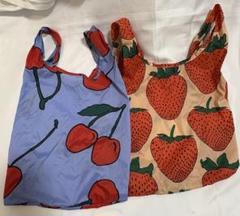 BAGGU エコバッグ　ビッグチェリー　グリーンデイジー　花柄　セット 楽天市場】BAGGU バグー エコバッグ デイジー100%リサイクル