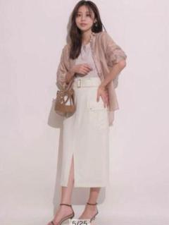 【美品】JUSGLITTYワークタイトスカートのサムネイル