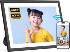 FANGOR デジタルフォトフレーム 10.1インチ 2K FHD 64GB