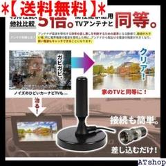 【送料無料】 TECHY F型端子 カーナビ マグネット 型ロッドアンテナ 6