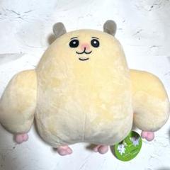 チョコレートケーキのようせい⋆* ハムちゃん ぬいぐるみ ムキムキのハムちゃん BIGぬいぐるみ - メルカリ