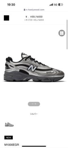 N. HOOLYWOOD✖️New balance M1000EGR シルバーのサムネイル