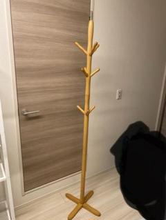ニトリ 木製 ポールハンガー