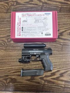 刻印向き合わせ済み ワルサーP99＋サプレッサー（GBB） CYMA 製 】 14mm逆ネジ 対応 199mm ロングサプレッサー