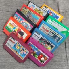 ファミコンソフトまとめ売り 10本まとめ売り ファミコンカセット
