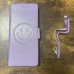 Xperia3 手帳型スマホケース パープル