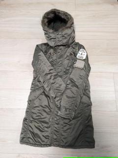 ヒステリックグラマー モッズコート フード付き ワッペン ブラック フリーサイズ ヒステリックグラマー モッズコート フード付き ワッペン