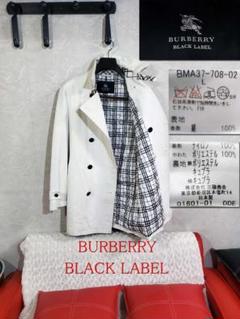 【XL】美品　90s　BURBERRY　バーバリー　シルク　ウールコート 白タグ XL】美品 90s BURBERRY バーバリー シルク ウールコート 白タグ