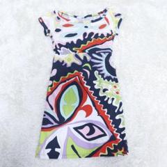 EMILIO PUCCI 柄 カットソー ワンピース 34 - メルカリ