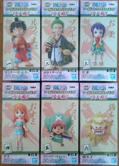 ワンピース　ワールドコレクタブルフィギュア-ワノ国1-全6種