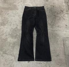 00s archive bootscut blackdenimpants y2k