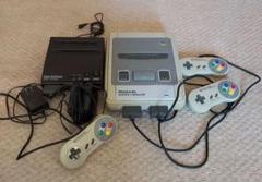 スーパーファミコン本体、スーパーニコファミ本体、コントローラー3つ