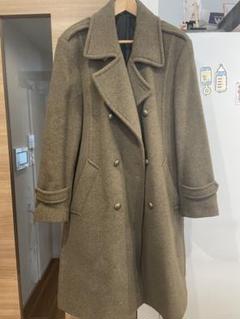 ZARA ダブルブレスト ピーコート ＸＬサイズ　オリーブグリーン ウール ダブルブレスト ピーコート オリーブグリーン - メルカリ
