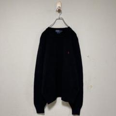 ラルフローレン・ニットセーター・刺繍ワンポイント・1713