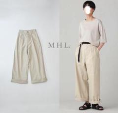 23ss MHL ORGANIC LIGHT COTTON TWILL パンツ MHL.（エムエイチエル）の「ORGANIC LIGHT COTTON TWILL（その他