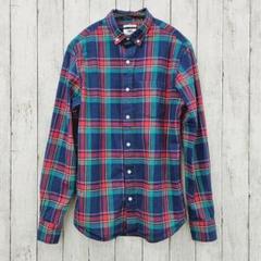 【 OLD NAVY 】オールドネイビー マルチカラーチェックコットンシャツ