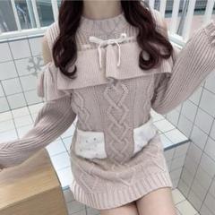 エブリン　♡　オフショルファーニットOP 2025年最新】ファーショル evelynの人気アイテム - メルカリ