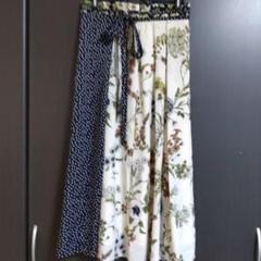ロイスクレヨン ラップスカート フレアスカート ロング 総柄 花柄 ドット M ロイスクレヨン ラップスカート フレアスカート ロング 総柄 花
