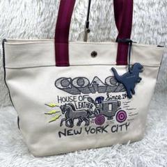 希少✨COACH トートバッグ 馬車柄 キャンパス 楽天市場】コーチ C8461 馬車柄 トートバッグ PVC/レザー