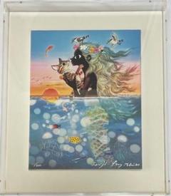 専用出品■藤城清治 版画作品 夕陽の中の愛の奇蹟■ジクレー 夏・魚しました 専用出品□藤城清治 版画作品 夕陽の中の愛の奇蹟□ジクレー 夏