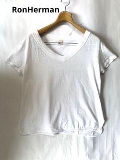 RonHerman ロンハーマン ベーシック tシャツ 半袖 コットン Vネック