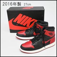 AIR JORDAN 1 RETRO HIGH OG BRED / BANNED】2016年復刻版 NIKE