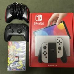 Nintendo Switch 有機ELモデル 本体セット　初期化済　プロコン付 Nintendo Switch [本体＋ソフトセット購入] 有機ELモデル