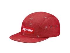 ほぼ未使用 Supreme Repeater Camp Cap レッド 13aw
