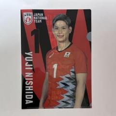 バレーボール 西田 有志 選手 クリアファイル ＆ JTEKT応援グッズ バレーボール 西田 有志 選手 クリアファイル ＆ JTEKT応援
