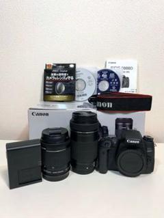 8000D Canon EF-S18-55mm EF-S55-250mm EOS EOS8000D-WKIT ダブル 即納可 ❤️すぱむ様専用★EOS 8000D❤️ デジタルカメラ