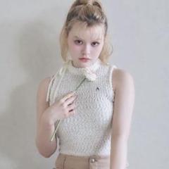 Lotta baby ribbon tops Black♡完売品 andmary on X: 