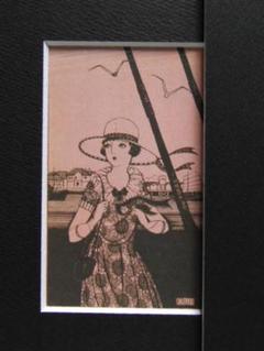 蕗谷虹児、【旅の画信　上海】、美人画、希少な画集より m34890088840_1.jpg?1701657247