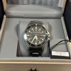 【極美品】ハミルトン H823350 カーキ スキューバデイトブラック 自動巻き HAMILTON ハミルトン H823350 カーキ ネイビー スキューバー