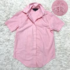 美品✨Brooks Brothers ロゴ刺繍 半袖シャツ オックスフォード